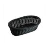 CESTA TEJIDA OVAL LARGA 9 X 4-1/2 X 3PG NEGRA 