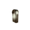 BOTE BASURA RECTANGULAR 60 LT CAFE 