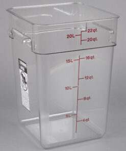 CONTENEDOR CUADRADO POLICARBONATO 3.5LT 
