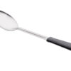 CUCHARA LISA 11PG INOX/MANGO PLASTICO 