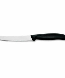 CUCHILLO MESA SIERRA 4PG PLASTICO NEGRO 