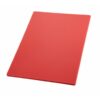 TABLA DE CORTE ALTA DENSIDAD 12X18X1PG ROJA 