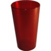 VASO POLICARBONATO 16OZ ROJO  
