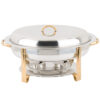 Chafer Deluxe 6 CUARTOS Oval Oro