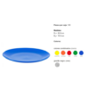 PLATO EURO PLANO GRANDE POLIPROPILENO 22.8 CM (145 PIEZAS POR CAJA) TP