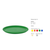 PLATO TAQUERO POLIPROPILENO 21.7 CM (160 PIEZAS POR CAJA) TP