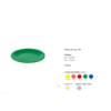 PLATO PLANO CHICO POLIPROPILENO 16.4 CM (106 PZS. POR CAJA)