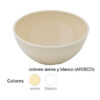 PLATO CEREALERO CHICO POLICARBONATO 14CM/400ML (84 PZS POR CAJA)