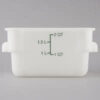 CONTENEDOR CUADRADO DE 2 Qt. DE POLIETILENO 10730 MARCA Carlisle