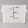 CONTENEDOR CUADRADO DE 12 Qt. DE POLIETILENO 10734 MARCA Carlisle