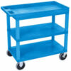 CARRO DE SERVICIO UTILITARIO MARCA Luxor MODELO EC122HDBL