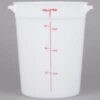 CONTENEDOR REDONDO DE 8 Qt. DE POLIETILENO RFS8 MARCA Cambro