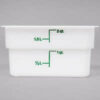 CONTENEDOR CUADRADO DE 2 Qt. DE POLIETILENO 2SFSP MARCA Cambro