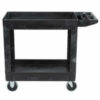 CARRO DE SERVICIO UTILITARIO MARCA Rubbermaid MODELO FG4589BLA