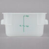 CONTENEDOR CUADRADO DE 2 Qt. DE POLIPROPILENO SQRTR2 MARCA Choice