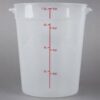CONTENEDOR REDONDO DE 8 Qt. DE POLIPROPILENO RNDTR8 MARCA Choice
