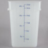 CONTENEDOR CUADRADO DE 22 Qt. DE POLIPROPILENO SQRTR22 MARCA Choice