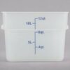 CONTENEDOR CUADRADO DE 12 Qt. DE POLIPROPILENO SQRTR12 MARCA Choice