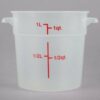 CONTENEDOR REDONDO DE 1 Qt. DE POLIPROPILENO RNDTR1 MARCA Choice