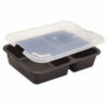 CHAROLA DE 3 COMPARTIMENTOS MARCA Cambro MODELO 853FCPBR