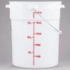 CONTENEDOR REDONDO DE 22 Qt. DE POLIETILENO PWB22 MARCA Cambro