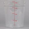 CONTENEDOR REDONDO DE 4 Qt. DE POLICARBONATO RFSCW4 MARCA Cambro