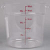 CONTENEDOR REDONDO DE 18 Qt. DE POLICARBONATO RFSCW18 MARCA Cambro
