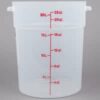 CONTENEDOR REDONDO DE 22 Qt. DE POLIPROPILENO RFS22PP MARCA Cambro