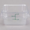 CONTENEDOR CUADRADO DE 2 Qt. DE POLICARBONATO 10720 MARCA Carlisle