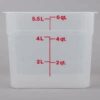 CONTENEDOR CUADRADO DE 6 Qt. DE POLIPROPILENO 6SFSPP MARCA Cambro