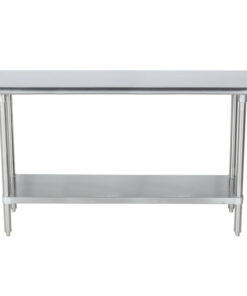 MESA DE TRABAJO A INOX/GALV 60*120*86 CMS
