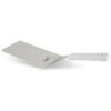 ESPATULA CUADRADA PARA PIZZA 5pgX 6pg MANGO NYLON,COLOR BLANCO