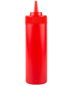 RECIPIENTE PARA ADEREZO ROJO 12 oz