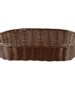 CESTA TEJIDA OVAL LARGA,CAFE (9.2 pg X 4.9pg X 3.2pg)
