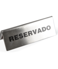 LETRERO DE RESERVADO