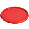 TAPA P CONTENEDOR PC REDONDO 6L Y 7.5L ROJA