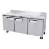 MESA DE TRABAJO CON BASE REFRIGERADA SOBRINOX MRT-184-3P DE TRES PUERTAS